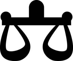 Libra Zodiac Symbol Of Balanced Scale Outline Svg Vector, Free Vectors File